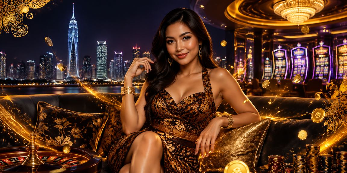 Suasana platform hiburan dalam talian megawin777 bergaya batik Malaysia di Kuala Lumpur
